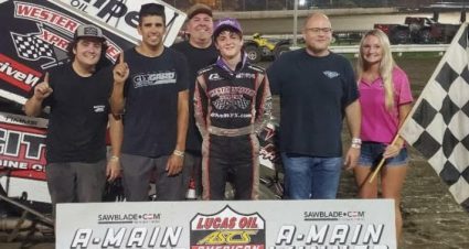 Timms Dodges Wreck For ASCS Score