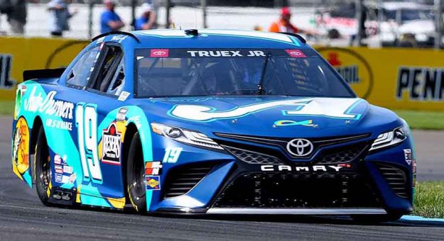 Martin Truex Jr. was fastest in practice Saturday on the Indianapolis Motor Speedway Road Course. (Kent Steele Photo)