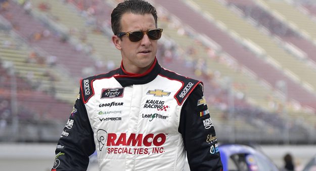 A.J. Allmendinger will start from the NASCAR Xfinity Series pole Friday night at Daytona Int'l Speedway. (Logan Riely/Getty Images Photo)