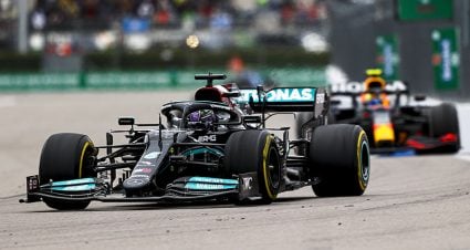 Hamilton Reaches Century Mark In Russia