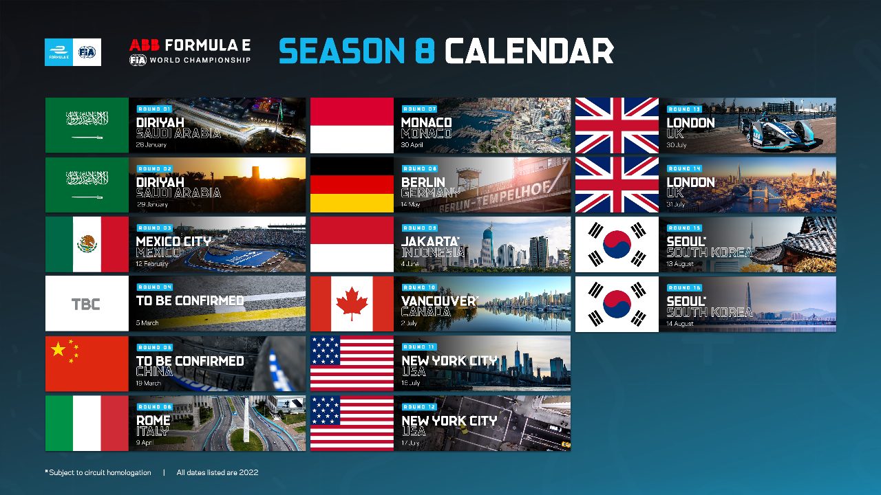 Календарь формулы 1 на 2024 год Updated Calendar & New Formula E Rules Revealed - SPEED SPORT