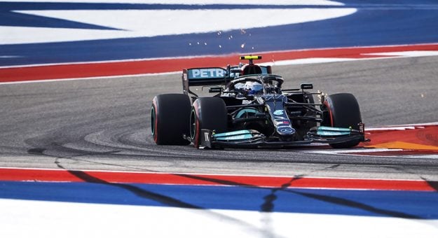 Valtteri Bottas had the fastest lap during a pair of practice sessions Friday at Circuit of the Americas. (Mercedes Photo)