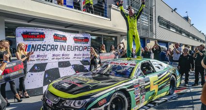 Villeneuve Nabs Maiden NASCAR Euro Triumph