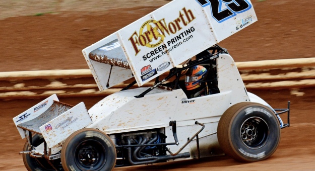 Jeff Oliver earned IMCA KMJ Performance State titles in North Carolina and South Carolina along with the Carolina Sprint Tour championship this season. (Blaine Smith Photo)