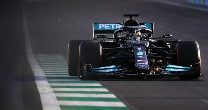 Hamilton Fastest Early In Saudi Arabia