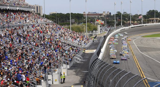 February 14, 2021:  During the Daytona 500 at Daytona International Speedway in Daytona Beach, FL  (HHP/Jim Fluharty)