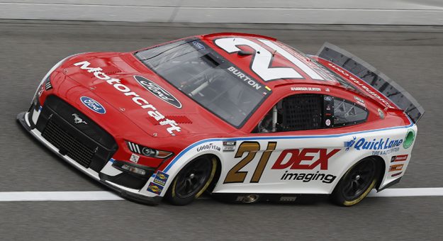 February 15, 2022: #21: Harrison Burton, Wood Brothers Racing, Ford Mustang Motorcraft / Dex Imaging practice at Daytona International Speedway in Daytona Beach, FL. (HHP/Harold Hinson)