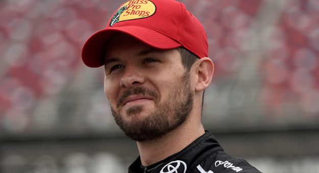 TALLADEGA, AL - OCTOBER 14:  Ryan Truex, driver of the #16 Bass Pro Shops/Tracker Boats Toyota, looks on during qualifying for the NASCAR Camping World Truck Series Fred's 250 at Talladega Superspeedway on October 14, 2017 in Talladega, Alabama.  (Photo by Jared C. Tilton/Getty Images) | Getty Images