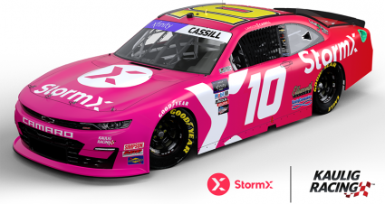 Cassill & Kaulig Get Support From StormX