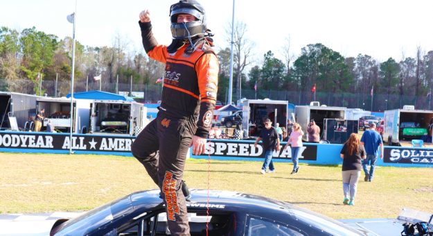 Visit Newsome Earns First Late Model Win With Late-Race Pass page