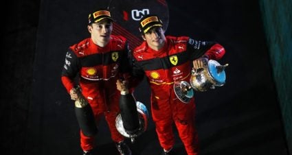 Leclerc Scores Ferrari’s First Win Since 2019