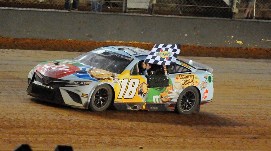 Kyle Busch Wins On Bristol Dirt After Last-Lap Chaos - SPEED SPORT