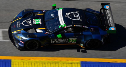 As Summer Heated Up, So Did De Angelis, No. 27 Aston Martin