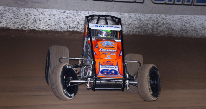 Bacon Tops Thursday’s USAC Western World Practice