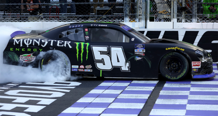 Gibbs Wins Martinsville, Bumps Jones Out