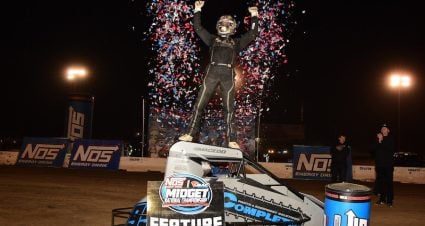 Macedo Sweeps Up With Midget Score