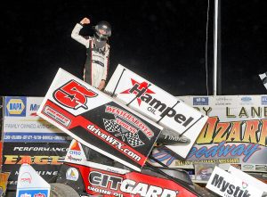 Ryan Timms Celebrate Powri 410 Win Los 061122