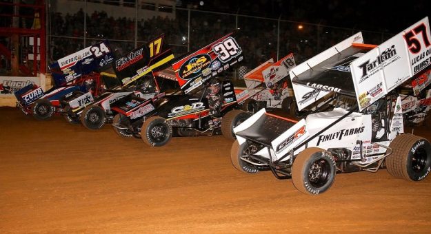 2020 Ascoc Lincoln Dirt Classic 0 Four Wide Parade Lap Dan Demarco Photo.jpg