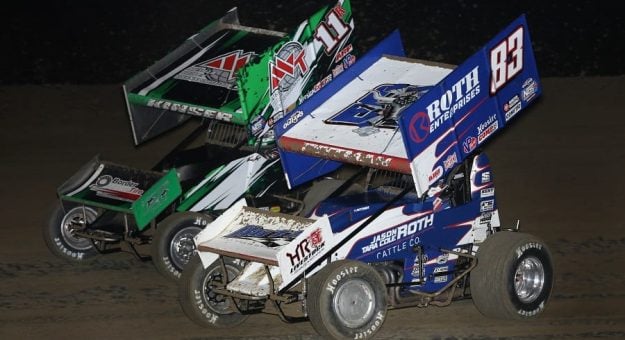 2020 Woo West Burlington 8 Daryn Pittman Kraig Kinser Battle Brendon Bauman Photo.jpg