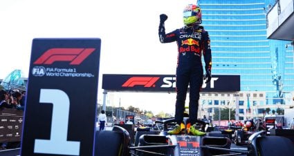 Perez Stops Leclerc In Azerbaijan Sprint