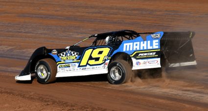 Gustin Goes In Sharon Late Model Run