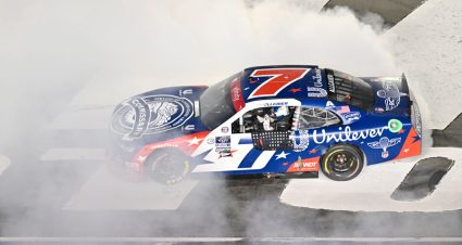 Allgaier Breaks Through To Victory Lane In Charlotte