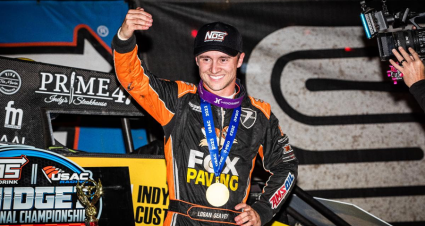 Seavey Comes Back From The Brink To Win USAC IMW