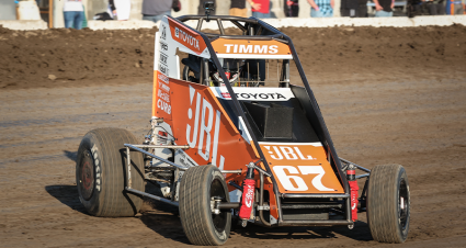 Timms’ Difficult Transition To USAC Midgets Is Trending Up