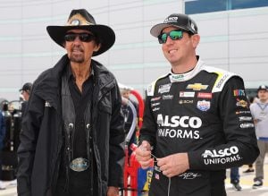 March 04, 2023: #8: Kyle Busch, Richard Childress Racing, Alsco Chevrolet Camaro and Richard Petty at the Las Vegas Motor Speedway.  (HHP/Tom Copeland)