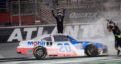 Nemechek Survives Atlanta Attrition To Win In Overtime