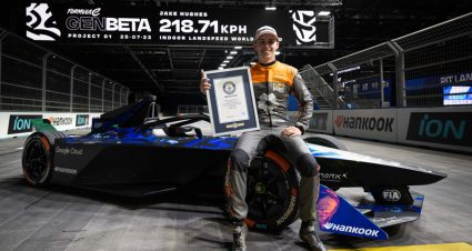 Formula E Car Hits New Indoor Landspeed World Record