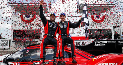 No. 7 Porsche Penske Motorsport Breaks Through for First GTP Win