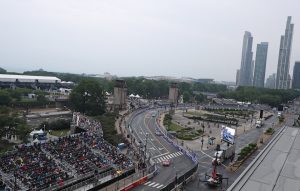 July 02, 2023: during action at the Chicago Street Course in Chicago, IL. (HHP/Tom Copeland)