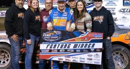 Schrader Tops IMCA Stock Car Field