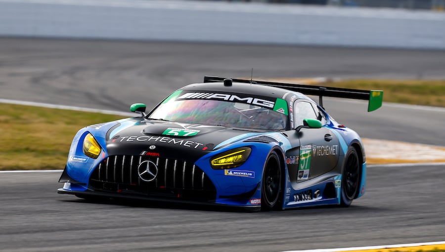 #57 Winward Racing Mercedes-AMG GT3, GTD: Maro Engel, Philip Ellis, Indy Dontje, Russell Ward