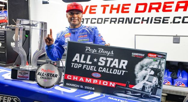 Visit Brown Wins Top Fuel All-Star Callout At Gainesville page