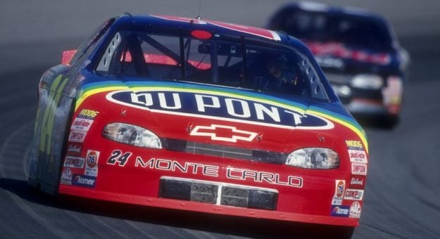 31 Jul 1998:  Jeff Gordon in action during the NASCAR Brickyard 400 at the Indianapolis Motor Speedway in Indianapolis, Indiana. Mandatory Credit: David Taylor  /Allsport