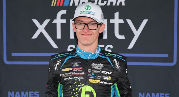 RICHMOND, VIRGINIA - MARCH 30: Parker Retzlaff, driver of the #31 FUNKAWAY Chevrolet, poses for photos after winning the pole award during qualifying for the NASCAR Xfinity Series ToyotaCare 250 at Richmond Raceway on March 30, 2024 in Richmond, Virginia. (Photo by Jonathan Bachman/Getty Images) | Getty Images