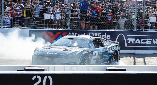 Visit Austin Cindric Breaks 85-Race Drought With Gateway Win page