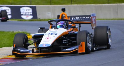Louis Foster Leads Road America Indy NXT Practice