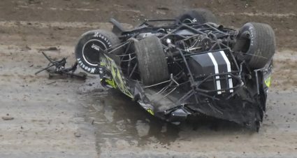 Bloomquist ‘Scraped Up’ After Wild Eldora Crash