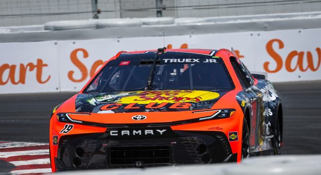 Martin Truex Jr. ran out of fuel in the final corner on Sunday. (HHP/David Graham)