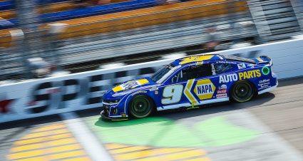 Chase Elliott Takes Points Lead After Larson Crashes