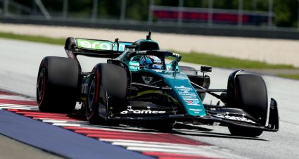 Texan Crawford Tests Aston Martin F-1 Car