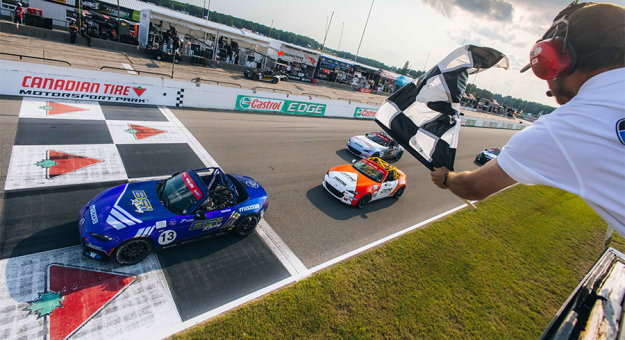 Visit Workman Is Mazda MX-5 Cup CTMP Top Runner page