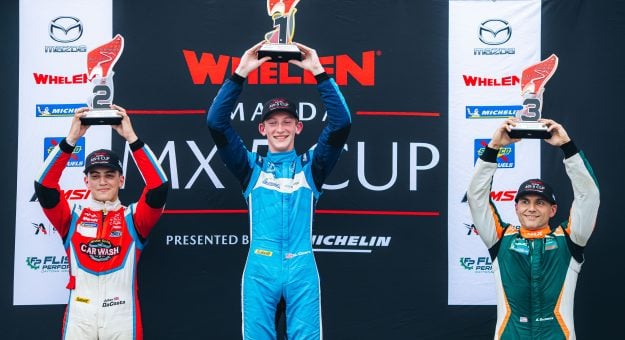 Visit Cicero Collects Mazda MX-5 Cup Win Number Two In Canada page