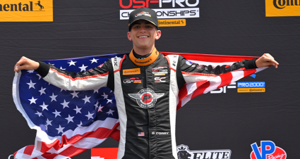 Corry Wins In Toronto To Keep USF2000 Title Hopes Alive