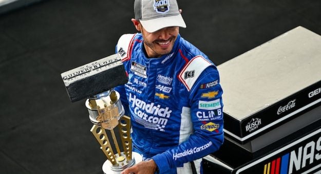 Visit Kyle Larson Rallies For Indianapolis Win, Third Crown Jewel page
