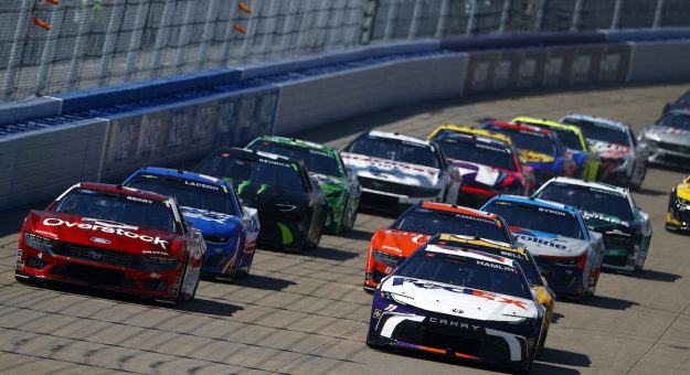 June 30, 2024: NASCAR races at the Nashville Motor Speedway in Lebanon, TN. (HHP/Andrew Coppley)