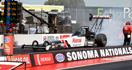 First NHRA Top Fuel Final For Tony Stewart